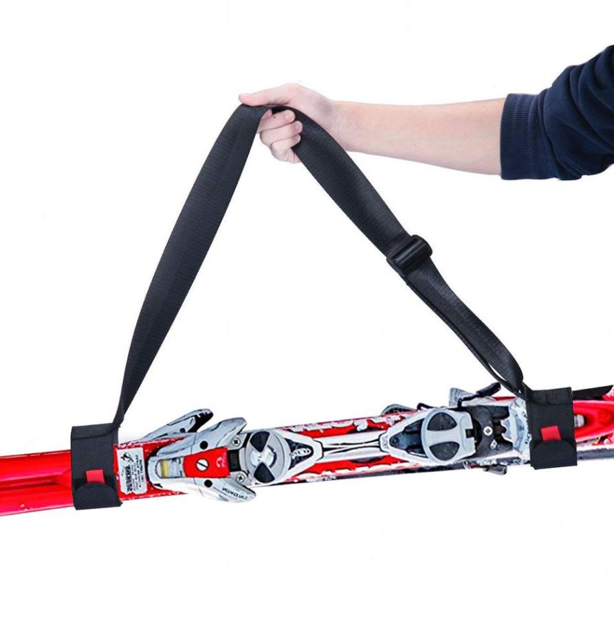 Sangle de ski 4 pièces, porte-épaule porte-ski pour le transport de skis et  de bâtons