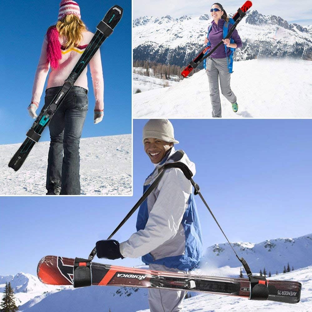 Sangle porte-chaussures de ski, sangle de porte-neige - sangles de  chaussures de ski faciles à transporter pour adultes et jeunes, accessoire  d'équipement d'hiver de neige de ski